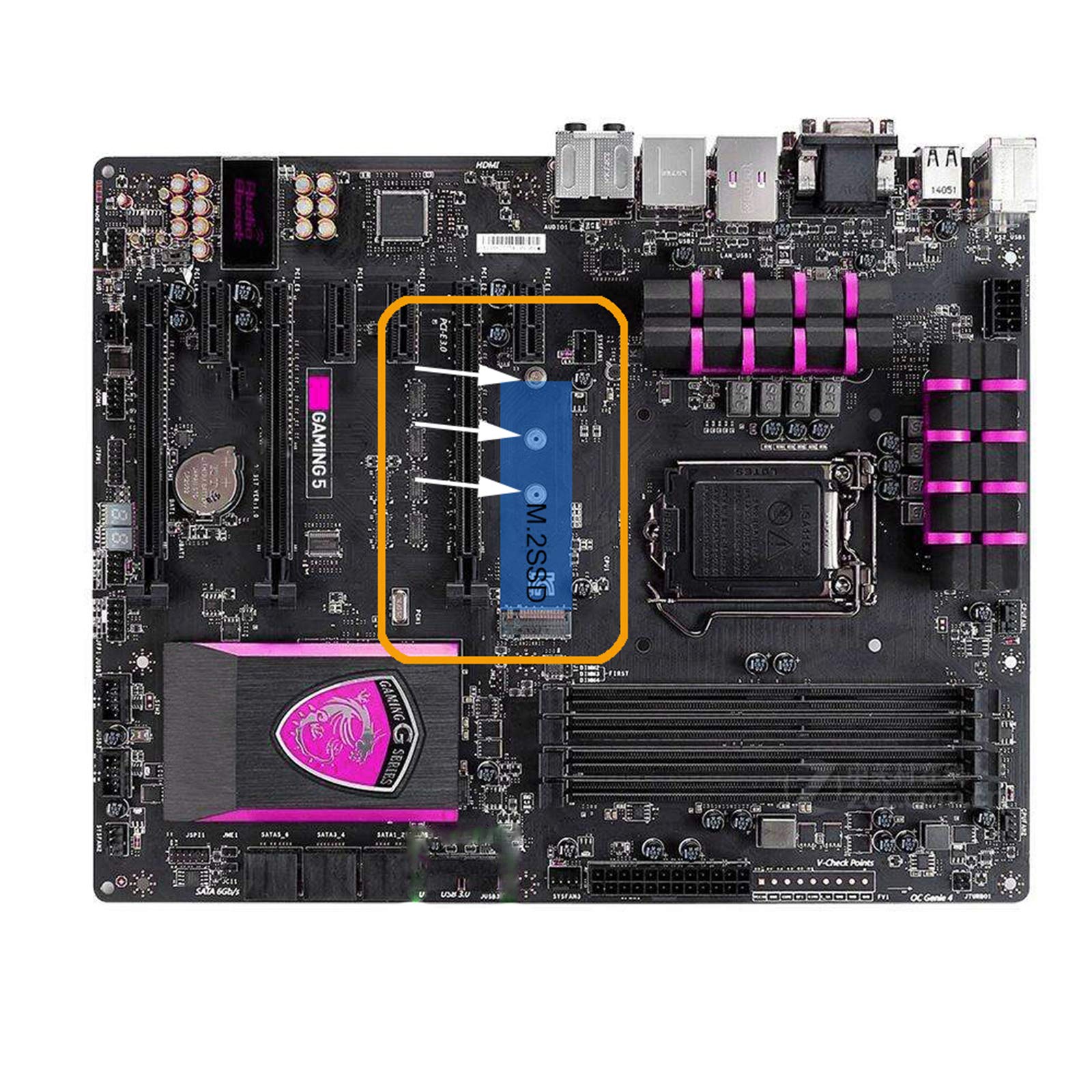 Amazon.co.jp: PCIe NVMe M.2 SSD Mounting Screws Kit for Asus